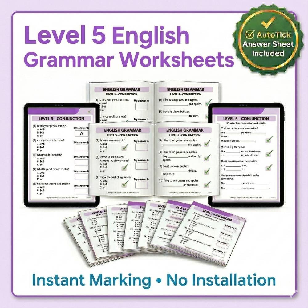 Level_5_English_Grammar_Worsheet